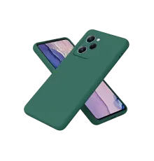 Poco X5 Pro 5G Nano içi Kadife Silikon - Koyu Yeşil