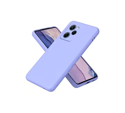 Poco X5 Pro 5G Nano içi Kadife Silikon - Lila