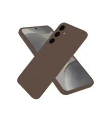 Samsung Galaxy A36 Kılıf First Silikon - Kahverengi