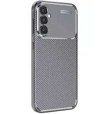 Samsung Galaxy S25 Plus Kılıf Auto Focus Karbon Kapak - Gri