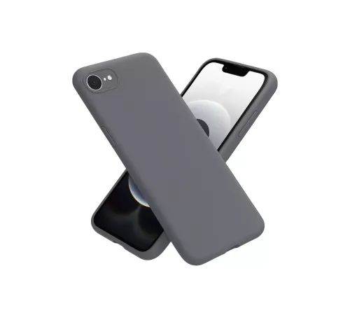 Apple iPhone 16E Kılıf First Silikon - Gri