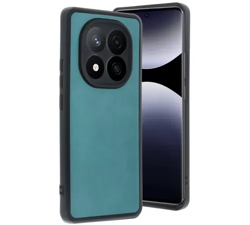 Redmi Note 14 Pro 5G Kılıf Aras Deri Kapak - Açık Yeşil