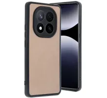 Redmi Note 14 Pro 5G Kılıf Aras Deri Kapak - Pudra