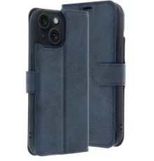 Apple iPhone 15 Trend S Plus Kapaklı Kılıf - Lacivert