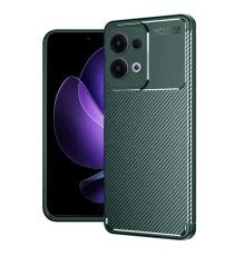 Reno 13 Pro Kılıf Auto Focus Karbon Kapak - Koyu Yeşil