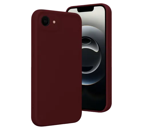 Apple iPhone 16E Kılıf Viera Silikon - Bordo