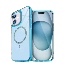 Apple iPhone 11 Live Diamond Magsafe Kapak - Mavi