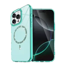 Apple iPhone 16 Pro Max Live Diamond Magsafe Kapak - Yeşil