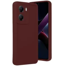 Poco X7 Pro Viera Silikon - Bordo