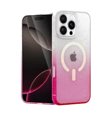 Apple iPhone 16 Pro Pummel Shiny Magsafe Kapak - Pembe