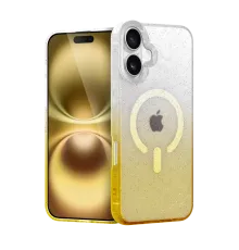 Apple iPhone 16 Plus Pummel Shiny Magsafe Kapak - Gold