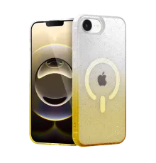 Apple iPhone 16E Pummel Shiny Magsafe Kapak - Gold