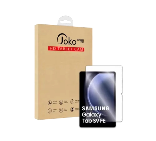 Samsung Galaxy X610 Tab S9 FE Plus 12.4 HD Tablet Cam Ekran Koruyucu - Şeffaf