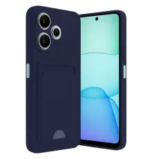 Redmi 13 4G Kılıf Kelvin Kartvizitli Silikon - Lacivert