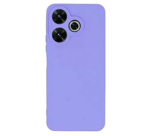 Redmi 13 4G Kılıf First Silikon - Lila