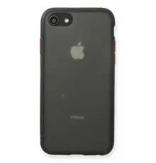 Apple iPhone 7 Kılıf Montreal Silikon Kapak - Siyah