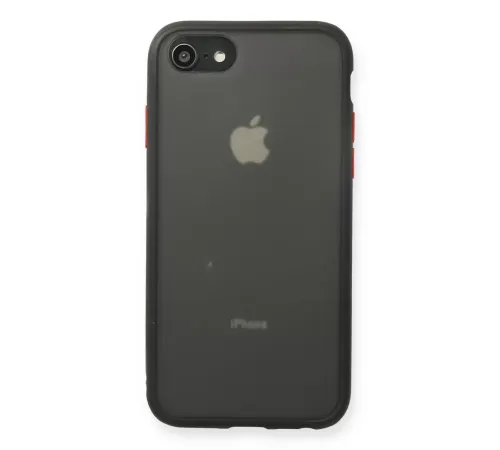 Apple iPhone 7 Kılıf Montreal Silikon Kapak - Siyah