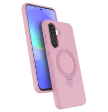 Samsung Galaxy A37 5G Regal Magsafe Standlı Kapak - Açık Pembe