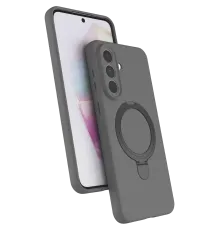 Samsung Galaxy A57 5G Regal Magsafe Standlı Kapak - Titan Gri