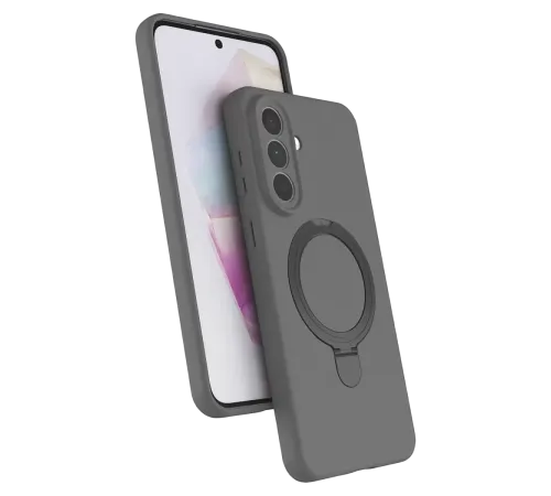 Samsung Galaxy A57 5G Regal Magsafe Standlı Kapak - Titan Gri