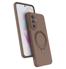 Samsung Galaxy A57 5G Regal Magsafe Standlı Kapak - Çöl Titanyum