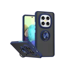 Redmi Note 15 4G Montreal Yüzüklü Silikon Kapak - Lacivert