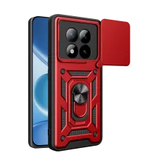 Redmi Note 15 Pro Plus 5G Pars Lens Yüzüklü Silikon - Kırmızı