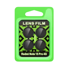 Redmi Note 15 Pro 4G Raze Metal Kamera Lens - Siyah