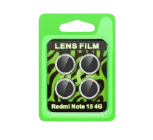 Redmi Note 15 4G Raze Metal Kamera Lens - Gümüş
