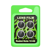 Redmi Note 15 4G Raze Metal Kamera Lens - Gümüş