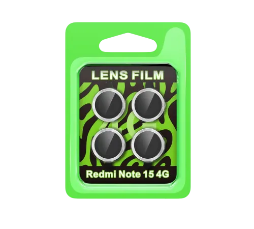 Redmi Note 15 4G Raze Metal Kamera Lens - Gümüş