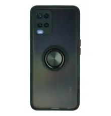 A54 4G Kılıf Montreal Yüzüklü Silikon Kapak - Yeşil