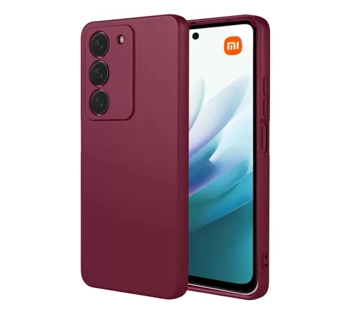 Redmi 15 4G First Silikon - Bordo