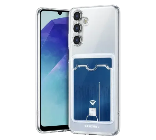 Samsung Galaxy A57 5G Kart Şeffaf Silikon - Şeffaf