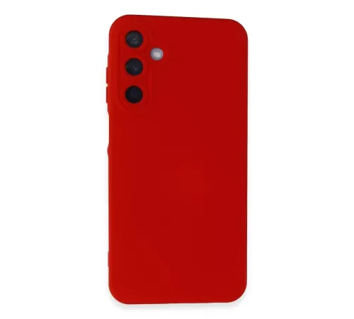 Samsung Galaxy A35 5G Kılıf Nano içi Kadife Silikon - Kırmızı