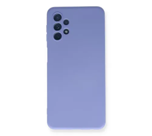 Samsung Galaxy A52 Kılıf Nano içi Kadife Silikon - Lila
