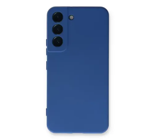 Samsung Galaxy S23 Kılıf Nano içi Kadife Silikon - Mavi