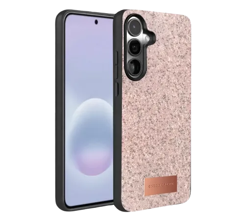 Samsung Galaxy A57 5G Bright Simli Kapak - Pembe