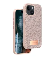 Apple iPhone 15 Bright Simli Kapak - Pembe