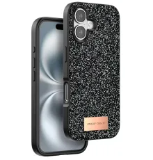 Apple iPhone 16 Bright Simli Kapak - Siyah