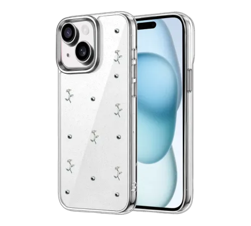 Apple iPhone 14 Fiyonk Desenli Kapak - Desen 4