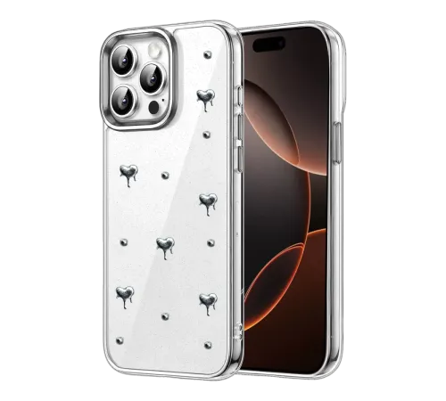 Apple iPhone 15 Pro Max Fiyonk Desenli Kapak - Desen 1