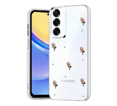 Samsung Galaxy S25 Fiyonk Desenli Kapak - Desen 6