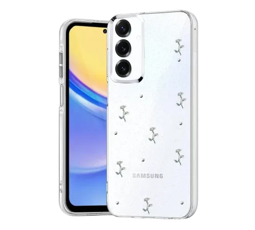 Samsung Galaxy S25 Plus Fiyonk Desenli Kapak - Desen 4