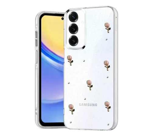 Samsung Galaxy A37 5G Fiyonk Desenli Kapak - Desen 6