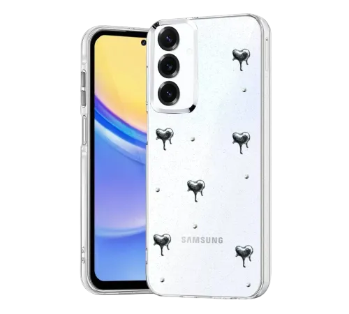 Samsung Galaxy A57 5G Fiyonk Desenli Kapak - Desen 1