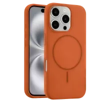 Apple iPhone 16 Pro Kılıf Jully Magsafe Kapak - Turuncu