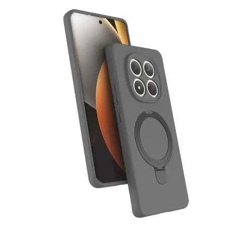 Redmi Note 15 Pro 5G Regal Magsafe Standlı Kapak - Titan Gri