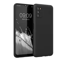 Samsung Galaxy A03S Kılıf First Silikon - Siyah