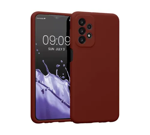 Samsung Galaxy A23 4G Kılıf First Silikon - Bordo